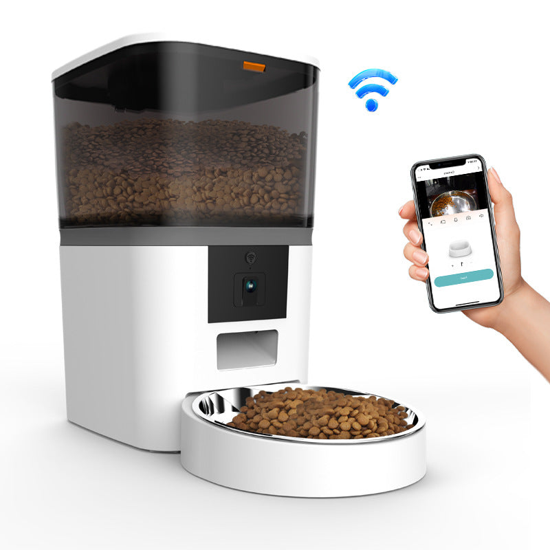 SmartView Automatic Pet Feeder with Camera & App Control