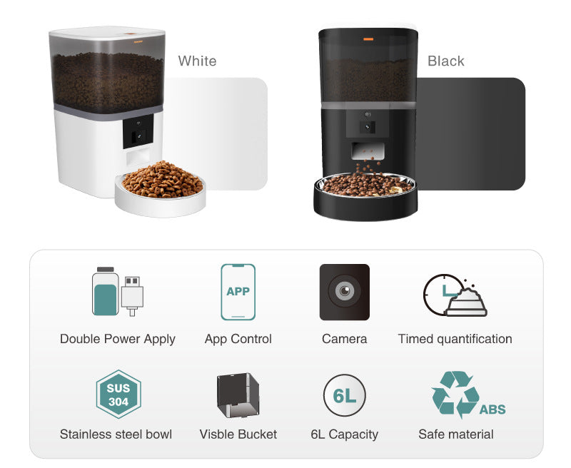 SmartView Automatic Pet Feeder with Camera & App Control
