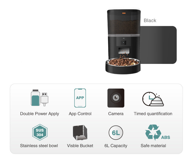 SmartView Automatic Pet Feeder with Camera & App Control